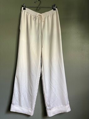 J crew satin like trousers